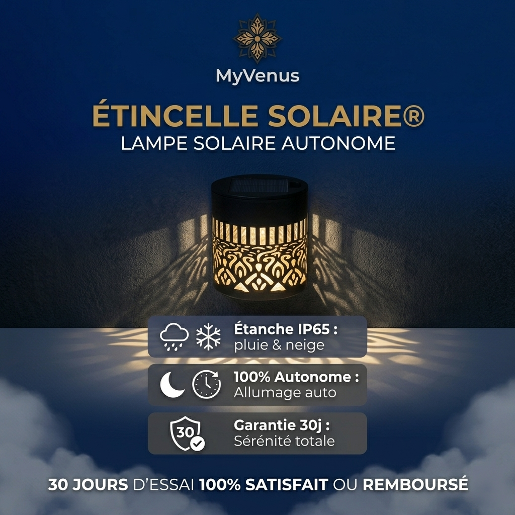 Lampe Solaire Murale Autonome — Étincelle Solaire®